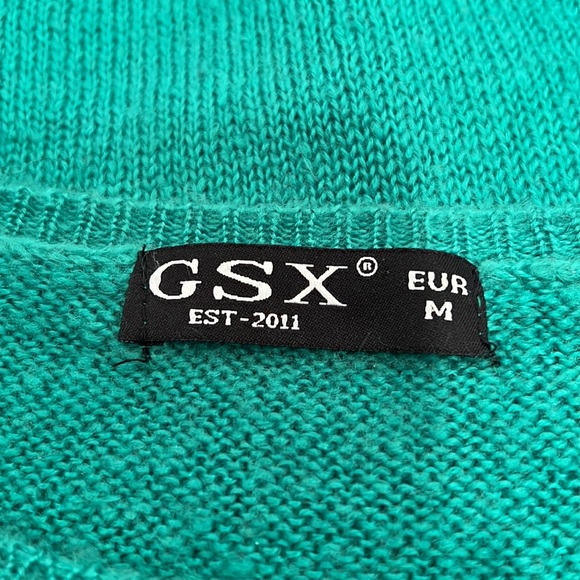 GSX Sequined “Reindeer” Pug Kelly Green Christmas sweater - Picture 9 of 11